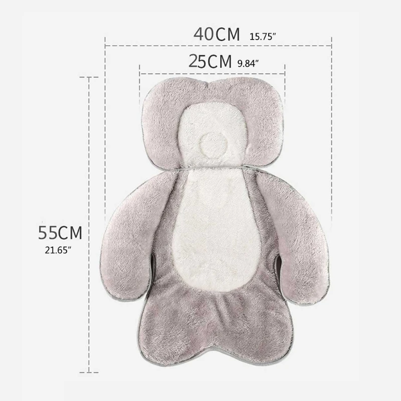 Baby Stroller Cushion Sleeping Mattress Warm Mat Pillow Pram Seat Neck Support