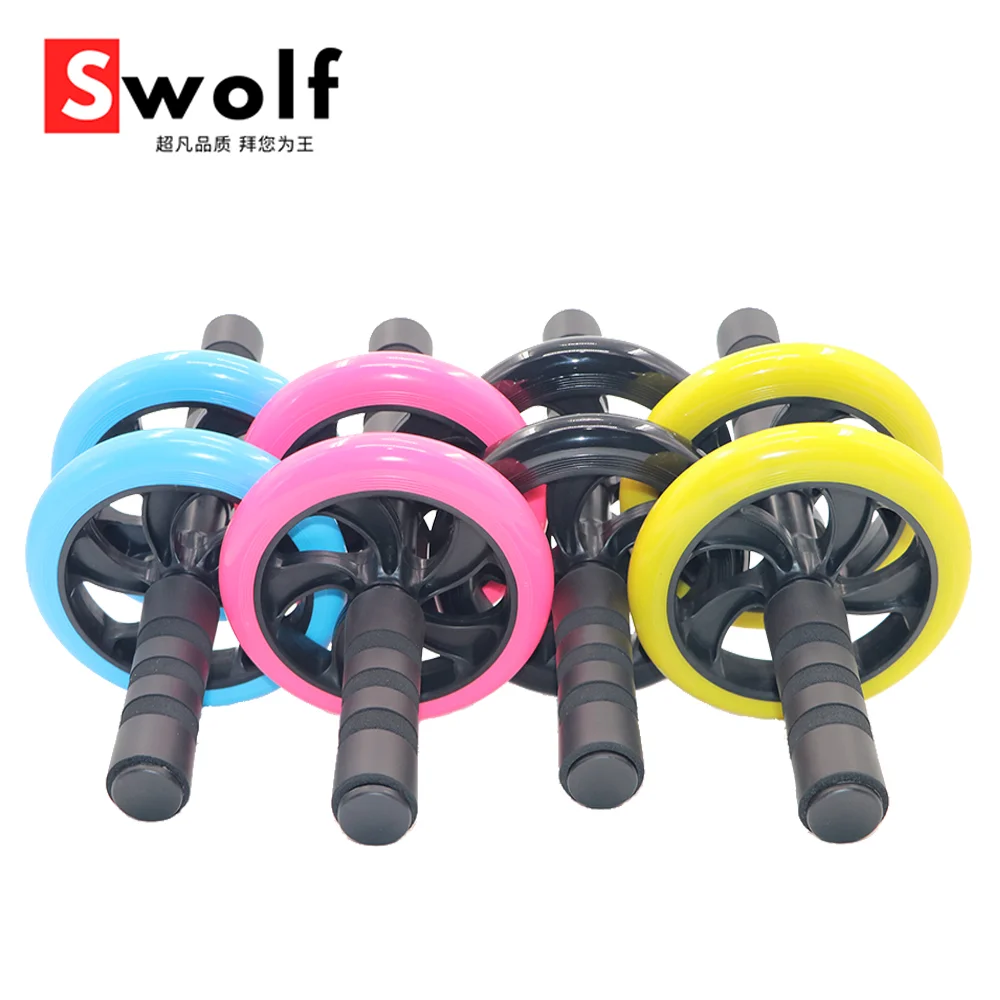 

Double-wheeled Updated Ab Abdominal Press Wheel Rollers Gym Exercise Equipment For Body Building Fitness Home Weght Loss Equipme