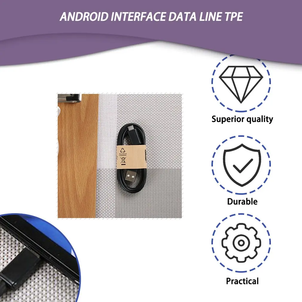 Cable de carga rápida Universal para teléfono inteligente Samsung S4, Micro USB 2,0, Cable de datos V8 para Android, recién llegado