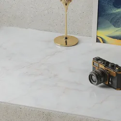 1.5mm Thick Marble Pvc Waterproof Tablecloth Rectangle Anti-oil Proof Table Cover Mat Coffee Table Cloth Customizable Table Pads