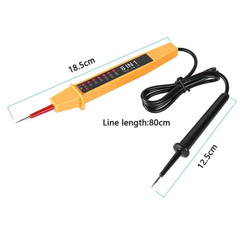 8 In 1 6-380V Voltmeter for cars Usb tester Voltage Tester Pen Polarity Current Tester Voltage AC/DC Tool I88 2020 Hot #1