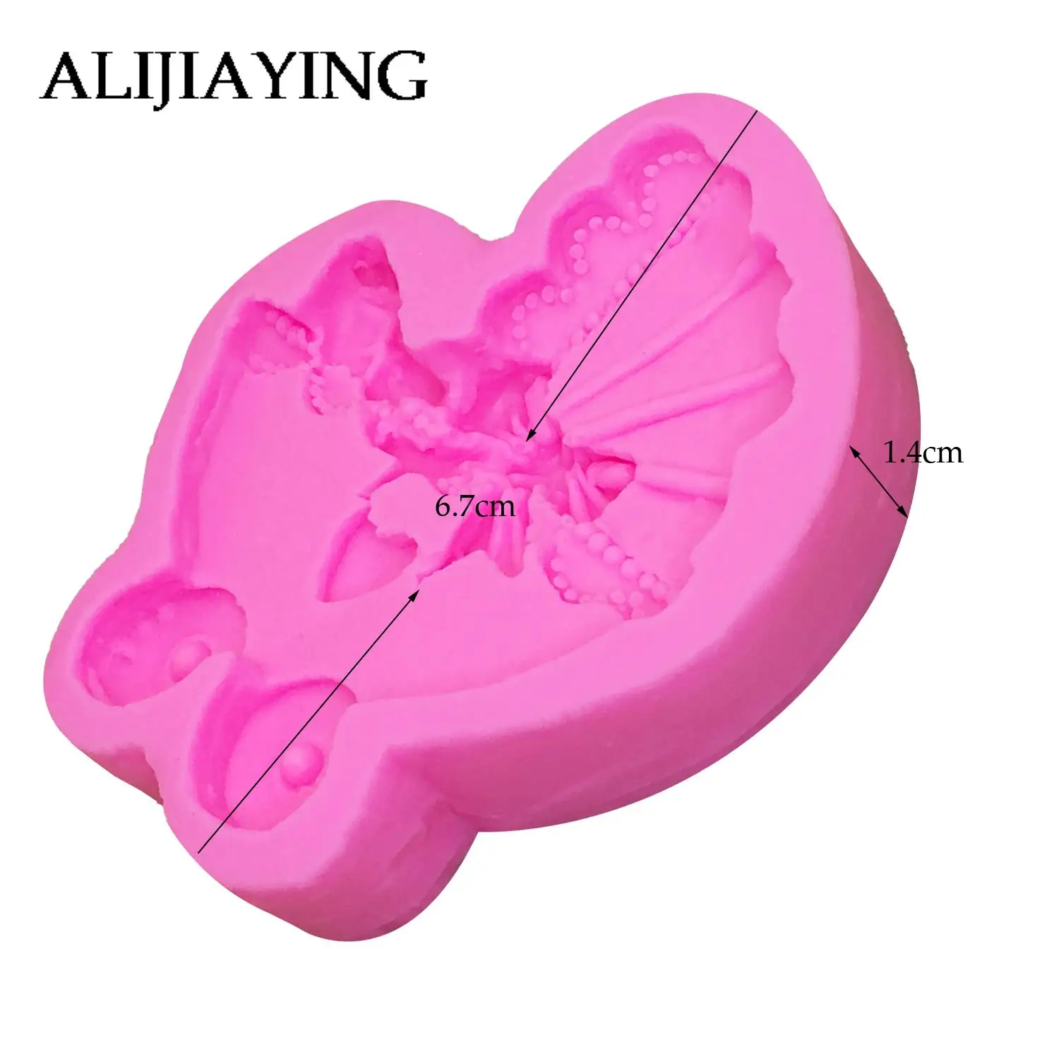 M911 Sugarcraft Bé xe Vận Chuyển Silicone khuôn Bow tie fondant khuôn bánh trang trí công cụ sôcôla gumpaste khuôn