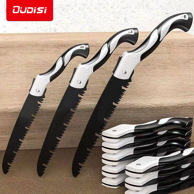 OUDISI 580MM sega pieghevole in legno da esterno per campeggio SK5 innesto potatore per alberi Chopper attrezzi da giardino unilità coltello sega a mano