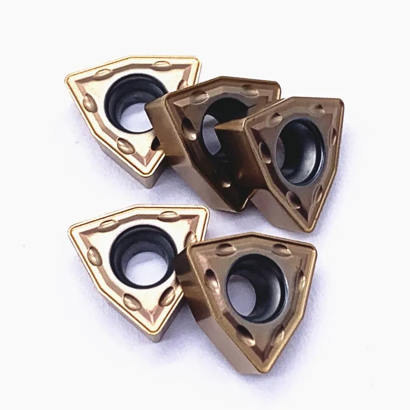 เปลี่ยนใส่ WCMT06T308 FN ACZ330เครื่องกัดเครื่องกลึง CNC เครื่องมือ WCMT 06T308แทรกสำหรับ U เจาะเครื่องกลึงใส่