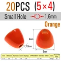 S hole 5X4 Naranja