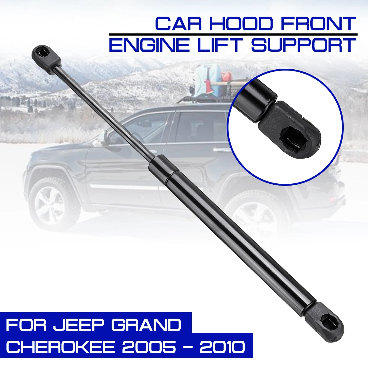 

Car Front Engine Cover Hood Shock Lift Struts For Jeep Grand Cherokee 2005-2010 Bar Support Props Rod Arm Gas Spring Bracket