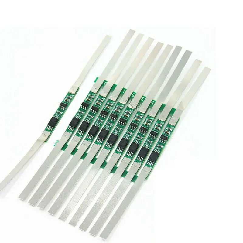 10PCS 1S 3A/5-6A BMS PCB Protection Board For 3.7V 18650 Li-Ion Lithium Battery