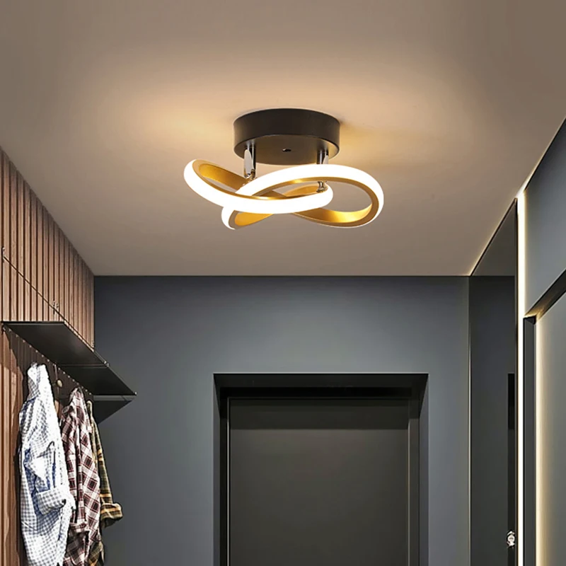 Modern LED Ceiling Light Minimalist Balcony Aisle Lamp Home Foyer Corridor Channel Ceiling Lamp Nordic Room Ceiling Lights