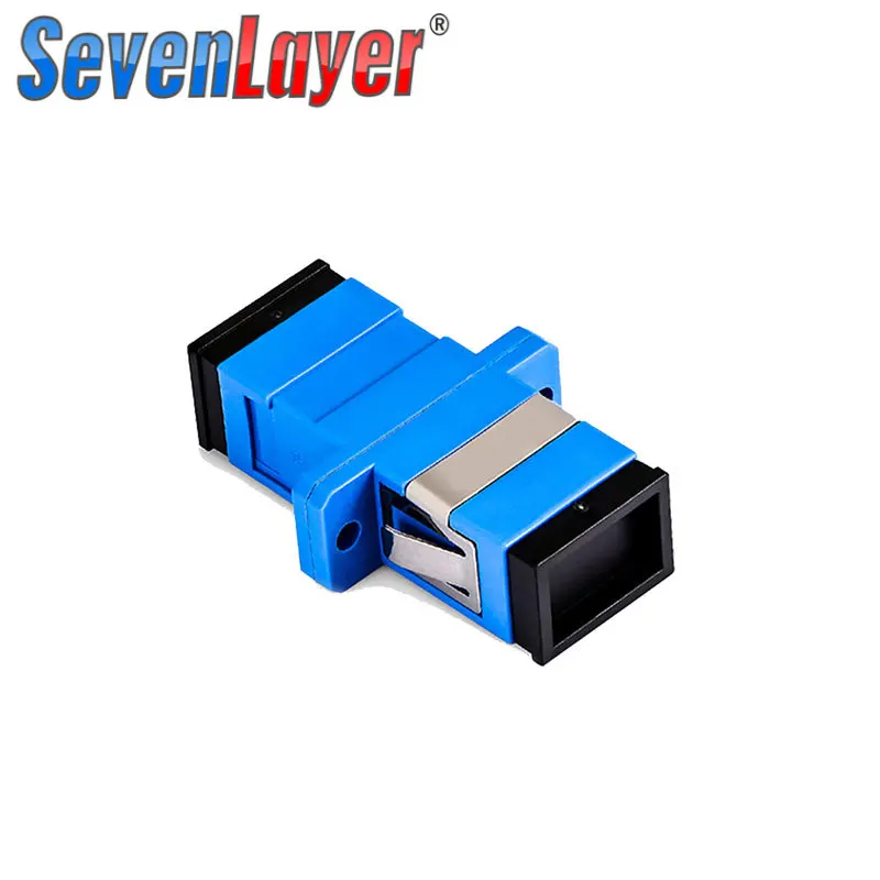 50pcs Fiber Optic Connector Adapter SC/UPC SM Flange Singlemode Simplex SC-SC APC Coupler