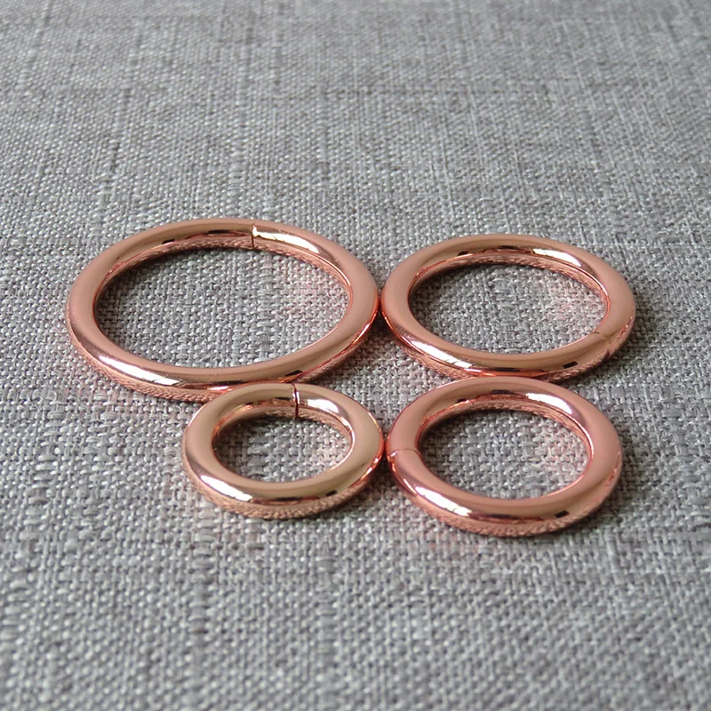 

50pcs 15mm 20mm 25mm 32mm metal O ring belt buckle clasp for bag dog pet harness luggage backpack DIY sewing garment accessory