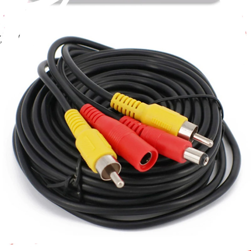 Analoge Deur Eye Camera Monitoring Power Video 5M Kabel Auto Monitoring Power Video Cable