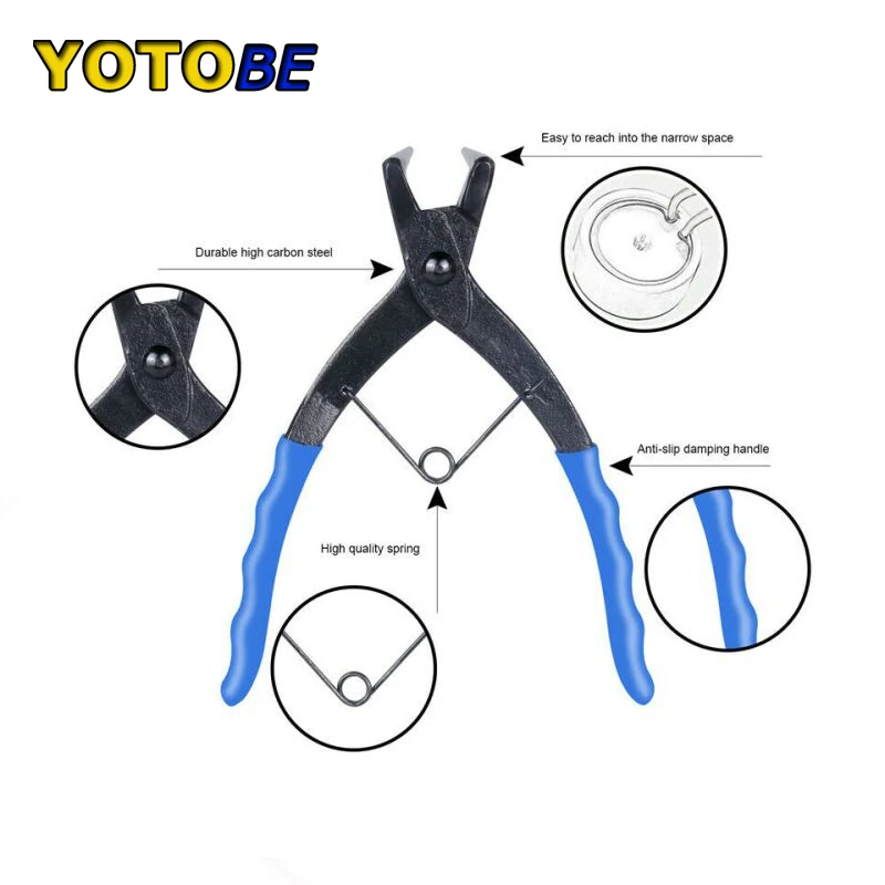 Snap Ring Pliers Circlip Plier Crimp Tool Internal External Ring Remover Retaining Repair Tool 90 Degree Bent Needle