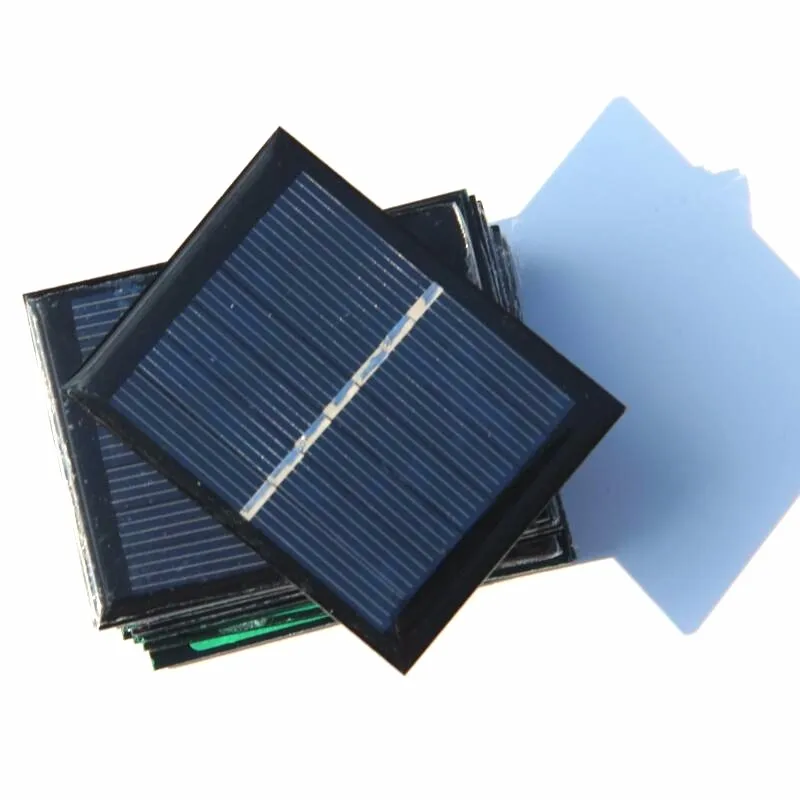 

10Pcs 0.45W 3.5V Solar Cell Polycrystalline Solar Panel Module Toy Panel DIY Solar Charger For 2.4V Battery Education 65*50MM