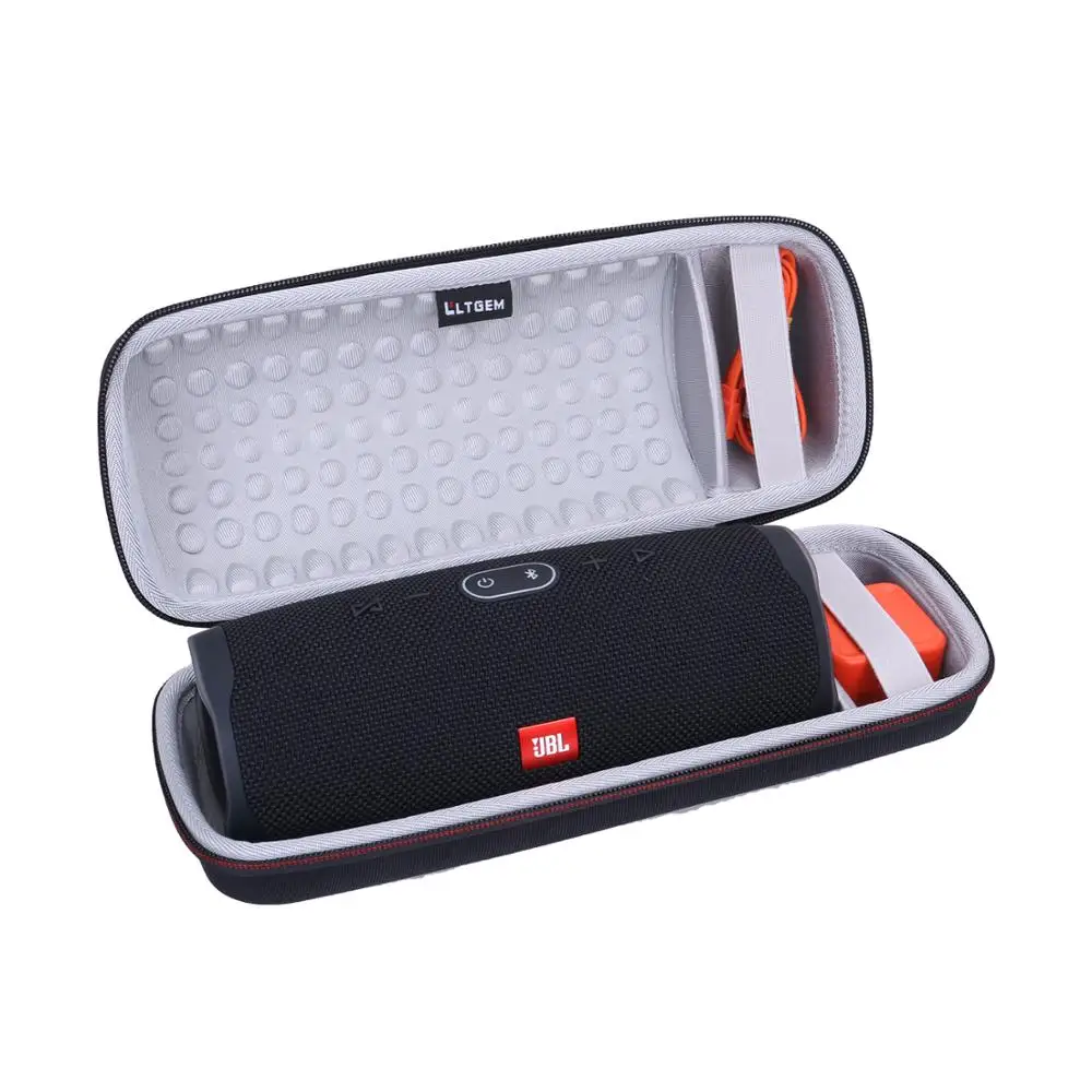 LTGEM Tahan Guncangan EVA Hard Case untuk JBL Charge 4 Bluetooth Nirkabel Tahan Air Portabel Bluetooth Speaker