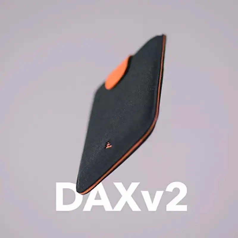 2022 New DAX V2 Mini Card Holder Slim Portable Paper Holder Pulled Design Men Wallet Color Slope 5 Cards Short Money women Purse