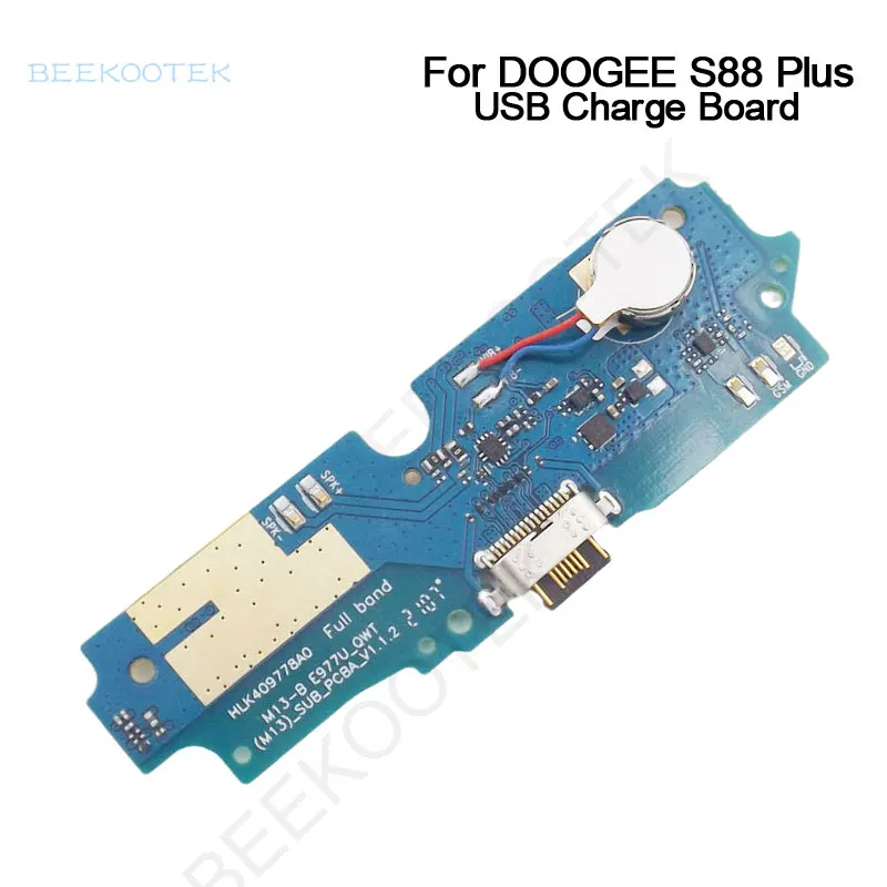 오리지널 DOOGEE S88 플러스 USB 보드 베이스 충전 포트 보드, 진동기 액세서리 포함, DOOGEE S88 플러스 스마트폰용, 신제품