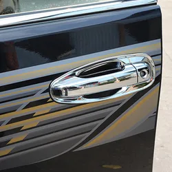 Chrome Outside Handle Cover Trim for Toyota Land Cruiser Prado 150 2010 2012 2013 2014 2015 2016 2017 2018 2019 Accessories