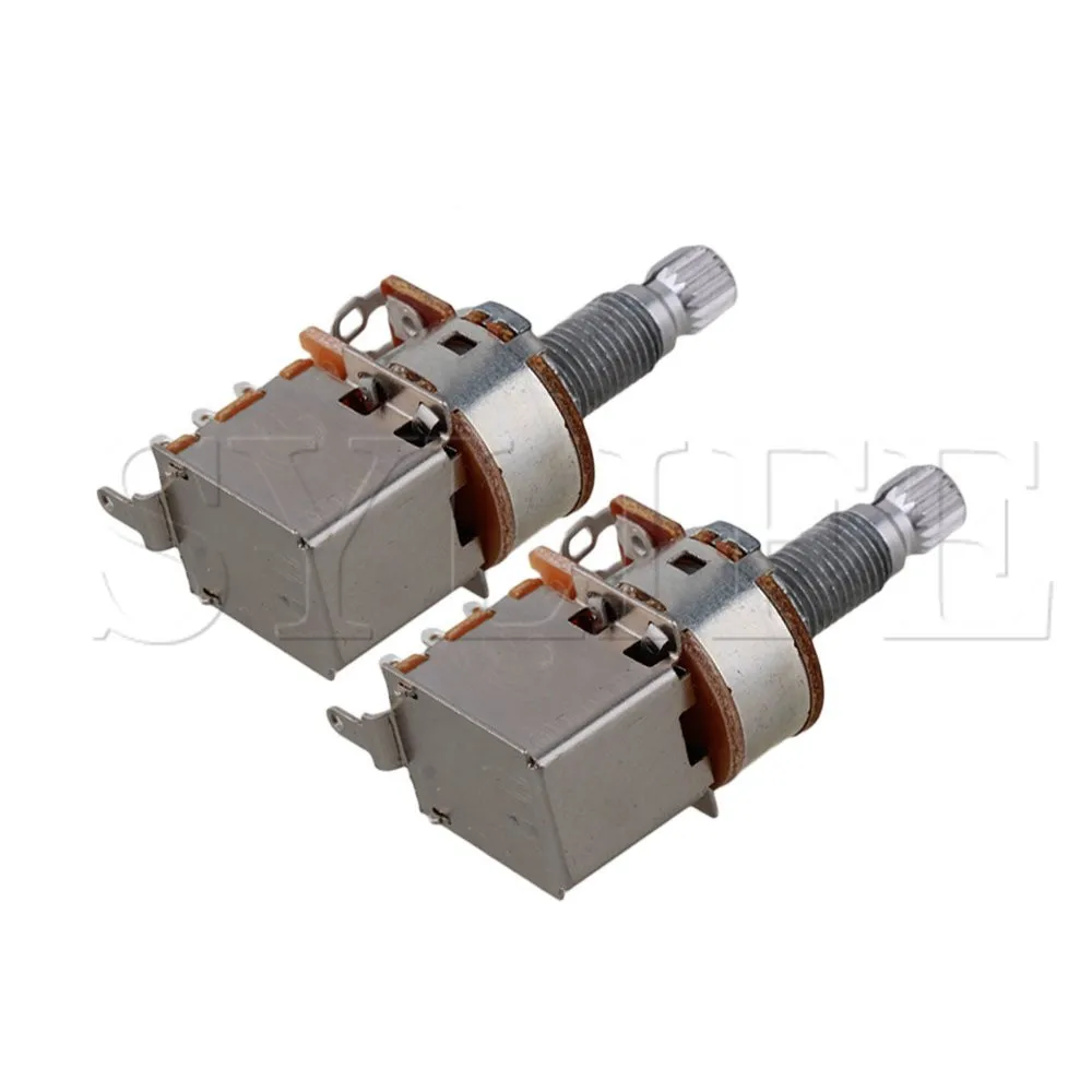 3 Push Pull Guitar Potentiometer A250k Coil Tap L18mm
