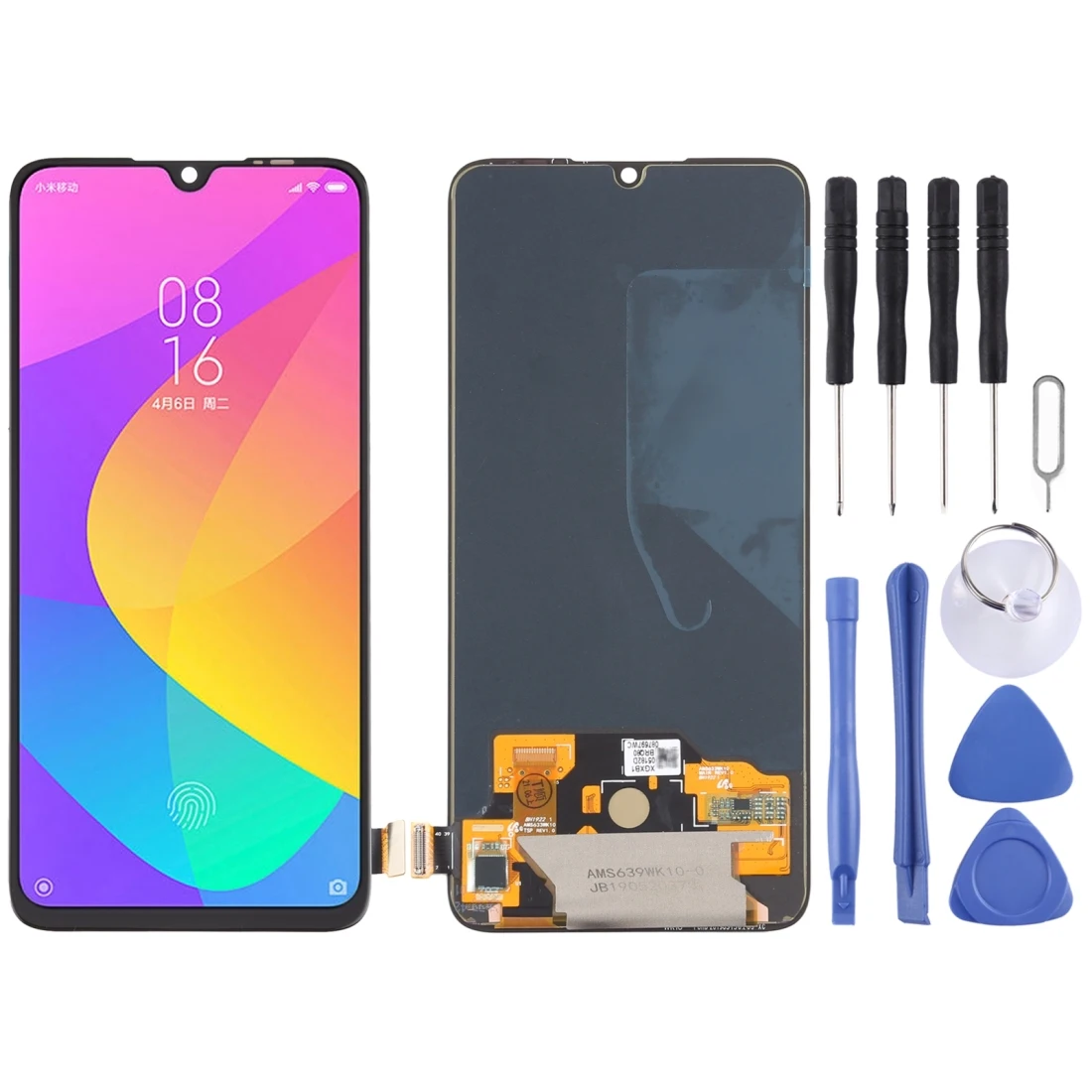 

iPartsBuy for Xiaomi Mi CC9 / Mi 9 Lite OLED Material LCD Screen and Digitizer Full Assembly