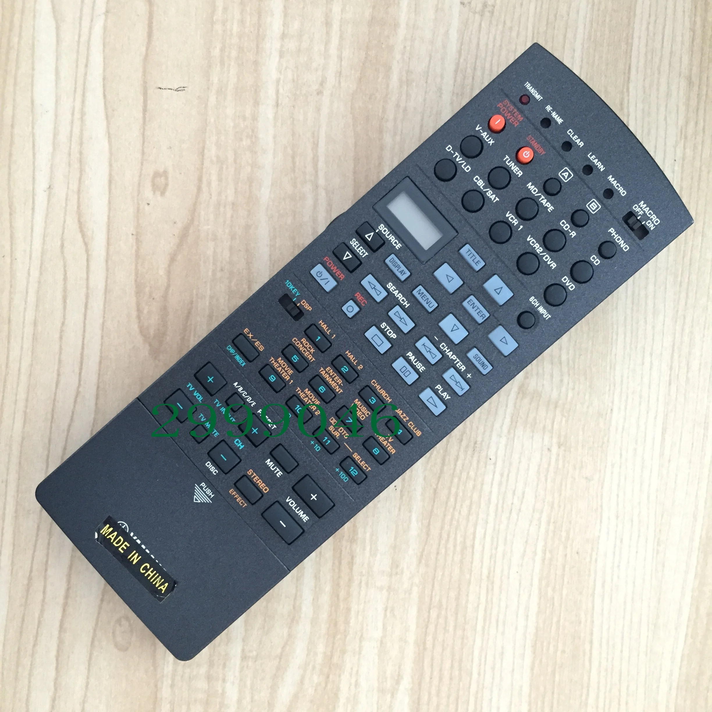 Brand new Original remote control REPLACEMENT RAV226 For YAMAHA RAV220 RAV221 RAV222 RAV223 RAV224 RAV225 RAV227 remote control