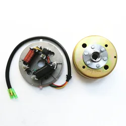 Motorcycle Stator of ignition coil with plate Magneto rotor for MBK 51 AV7 00848 FXXE8