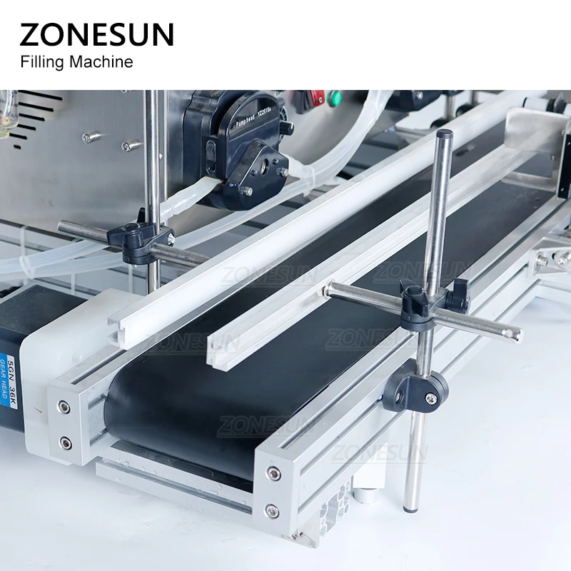 ZONESUN – Machine de remplissage automatique de liquide, 2 têtes, pompe péristaltique, remplisseuse de bouteilles, parfum, huile essentielle, lait, emballage de boissons