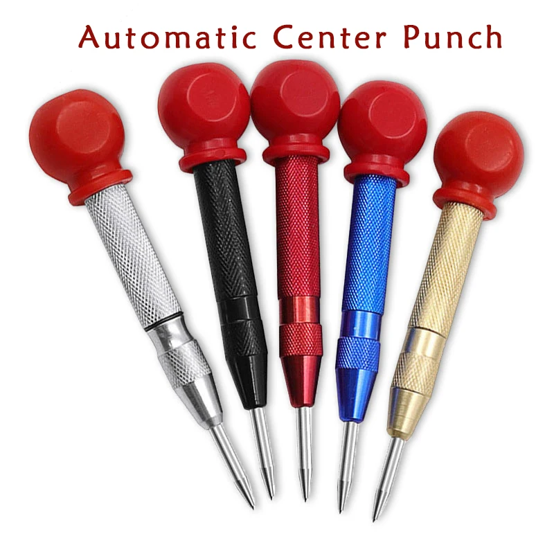 

Glass Punch Automatic Center Punch 130mm Drill Automatic Window Breaking Device Wood/Metal Hole Punch Drill Bit Glass Firing Pin