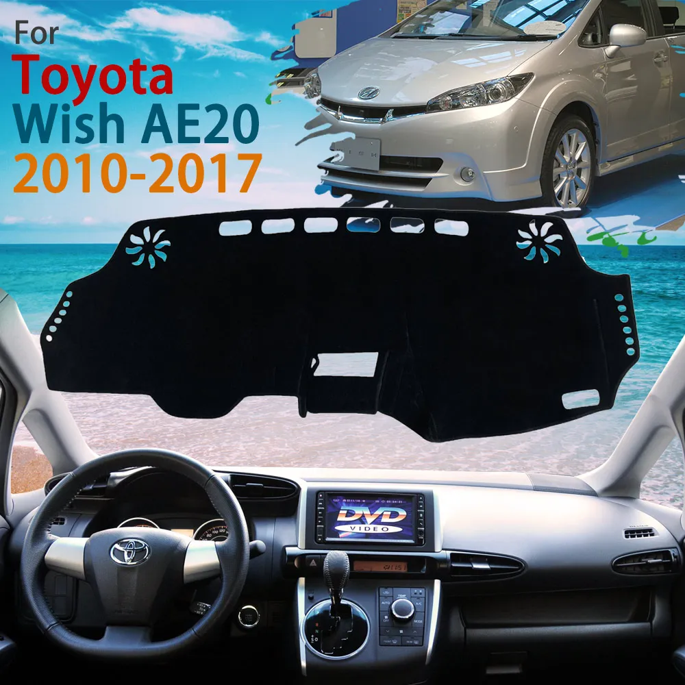 Inner Dashboard Cover Avoid Light Pad Cushion Sun Car Visor Parasol for Toyota Wish AE20 2010 2011 2012 2013 2014 2015 2016 2017