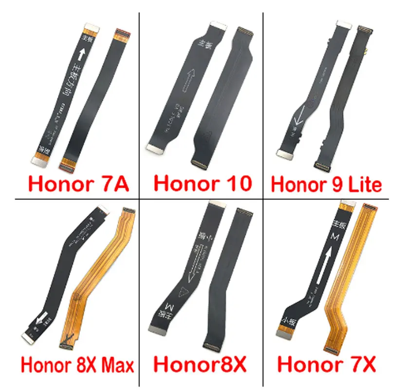 Main Motherboard Flex Cable Replacement parts For Huawei Honor 8 9 10 Lite 5X 6x 7X 8X MAX 8A 8C P Smart Y7 2017 Y9 2019