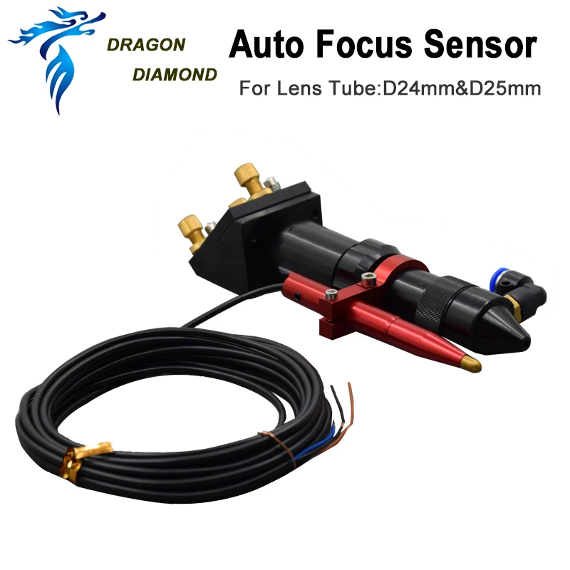 24mm 25mm Auto Focus Focusing Sensor Z-Axis Lens Tube For CO2 Laser Engraving Cutting Machine