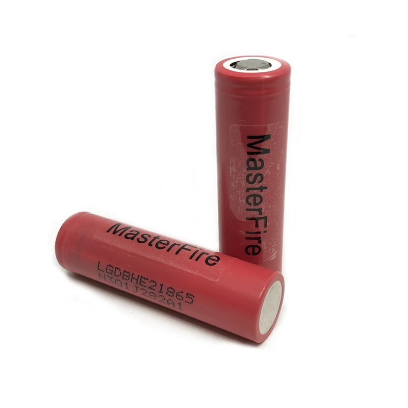 

MasterFire 2pcs/lot Genuine ICR18650HE2 2500mah 3.7v lithium battery rechargeable 18650 HE2 batteries cell 30A for E-cigarettes