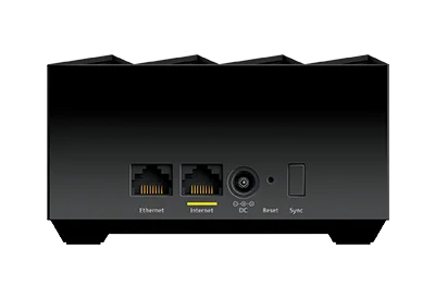 NETGEAR MK62 Nighthawk Whole Home Mesh WiFi 6 System AX1800 Router with 1 Satellite Extender,Coverage up to 3000sq.ft 25+Devices