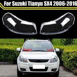 Auto Headlamp Case For Suzuki Tianyu SX4 2006-2016 ​Car Front Glass Headlight Cover Head Light Lens Caps Lamp Lampshade Shell