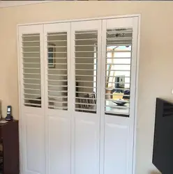 Custom Basswood Plantation Shutters Wooden Blinds Solid Wood Shutter Louvers PS288