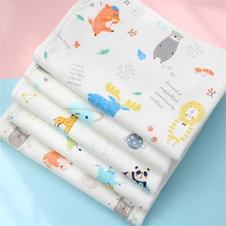 Cartoon Baby Urine Diaper Waterproof Changing Mat Cover 60*90cm Reusable