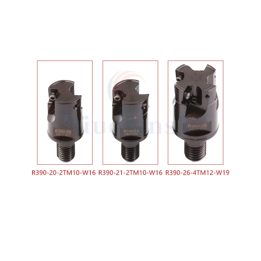 1 قطعة R390-16-2TM8-W12 R390-25-4TM12-W19 R390-35-5TM12-W19 CNC مخرطة أداة طحن تحول أداة رئيس R390 ، R390-11T3 كربيد إدراج