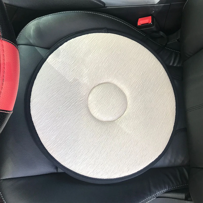 360 Swivel Seat Cushion Car Seat Aid Chair Seat Revolving Cushion Rotation Auto Memory Foam Pad Mat For Elderly Pregnant Woman