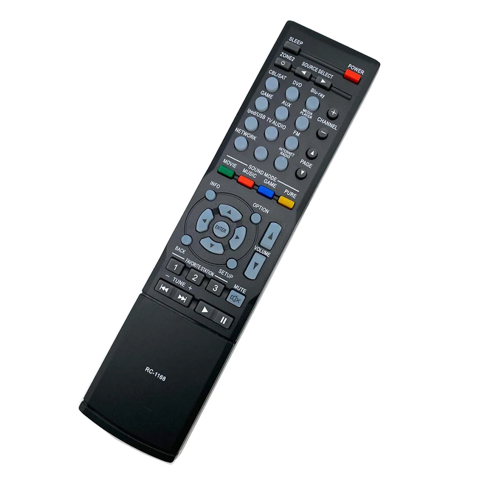 RC-1168 Replace Remote Control for Denon AV Receiver AVR-1713 AVR