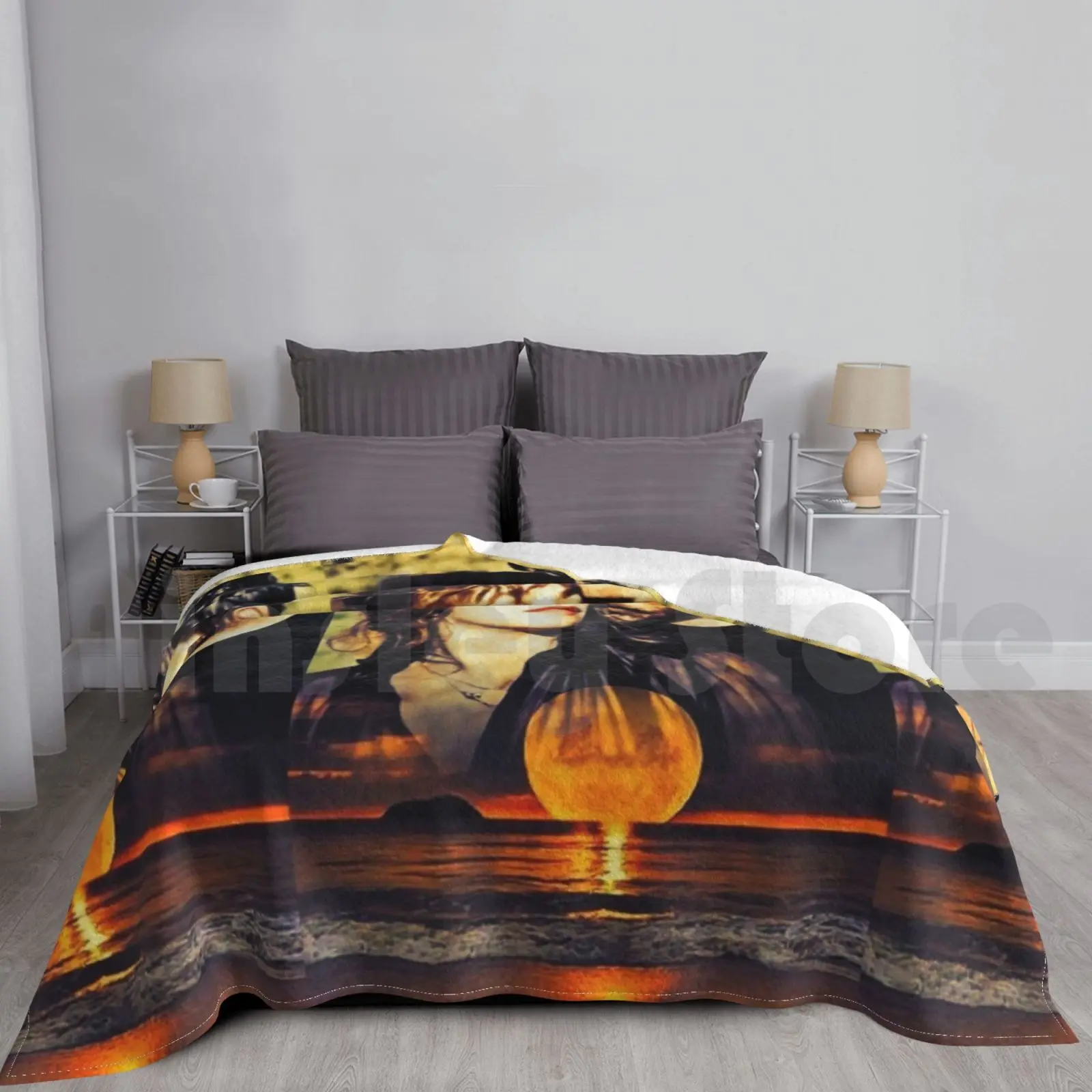 Mylène Farmer Stanley Weber Blanket Fashion Custom