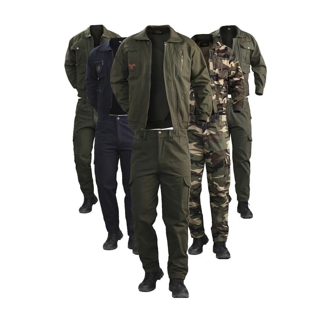 Hunting Uniform Workwear Suit Male Wear Camouflage Clothing Men\'s Labor Site Tooling  Tactical Hunting Uniform  Wwii