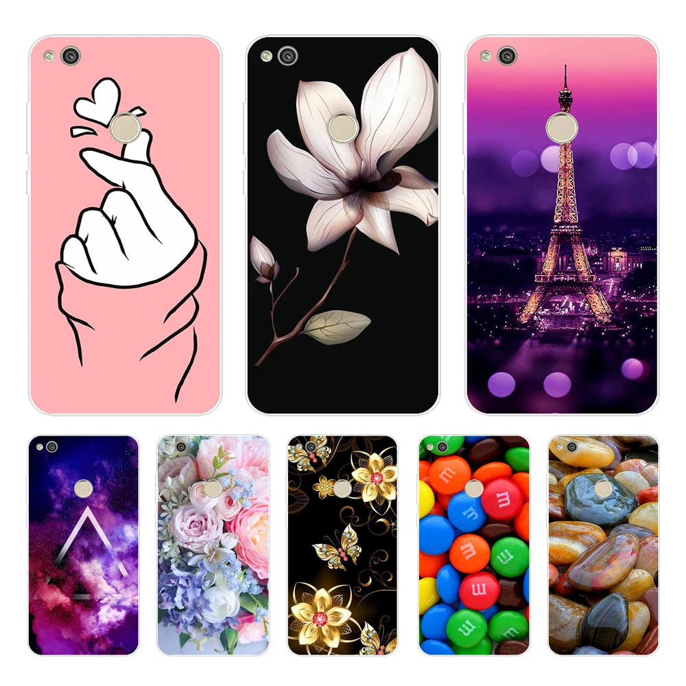 Case For Huawei P8 P9 Lite 2017 / Honor 8 Lite Case Cover for P8Lite 2015 Cover Soft TPU Funda for Huawei P9Lite 2016 Case Capas