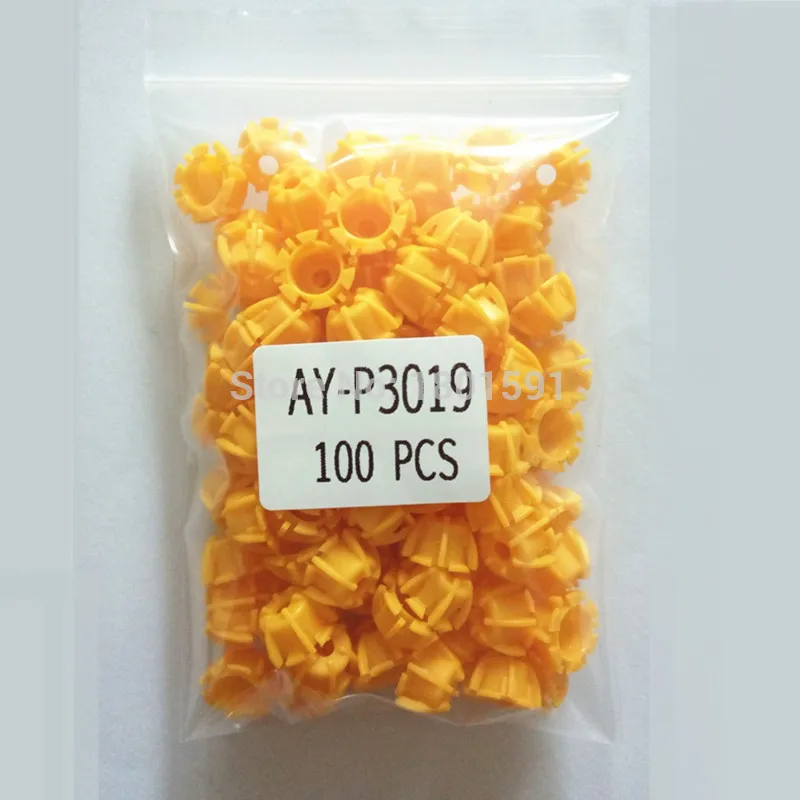 100unit/bag For BMW 0280150415 Fuel injector repair kit including fuel injector filter o-ring plastic washer pintle cap AY-RK004