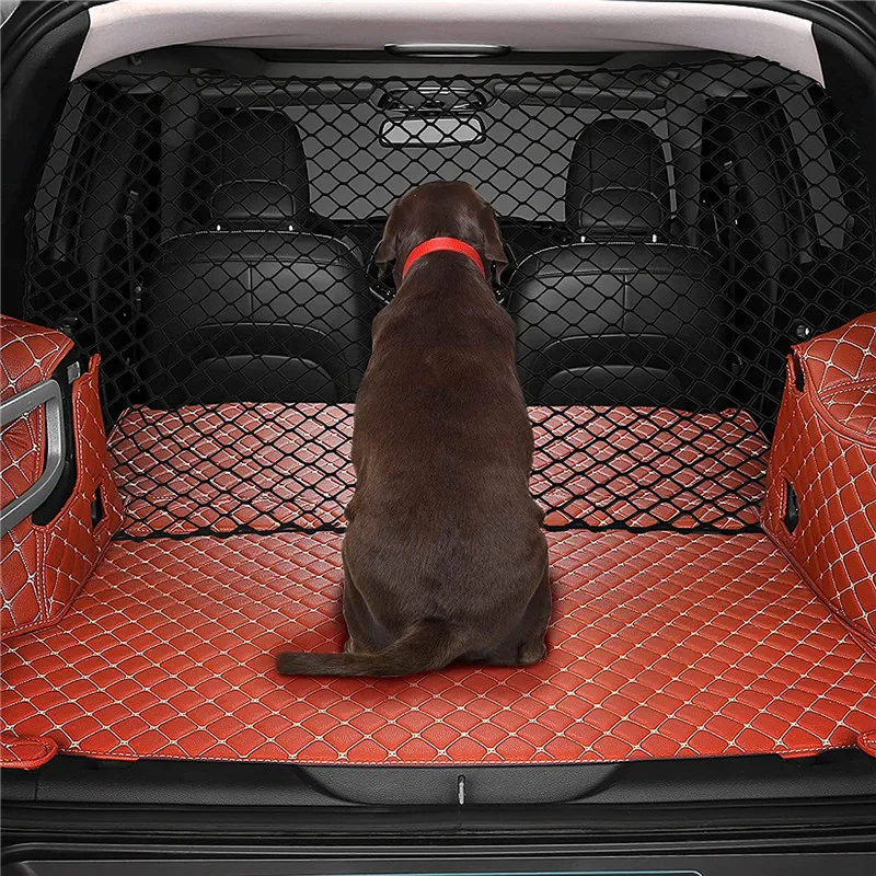 Dog Carrier Barrier Trunk Barrier for Dogs Travel Accessories Dog Protection Net Car Pet Carrier for Hatchback SUV Mesh Safe Net