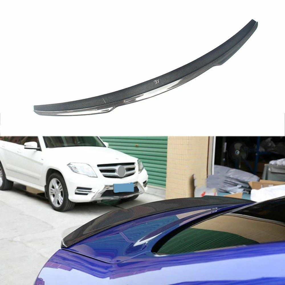 Rear Spoiler Wing For Jaguar XE X760 R Sport 2015-2018 Real Carbon Fiber Car Trunk Lid Flap Lip Splitter Decklid Tailgate Trim