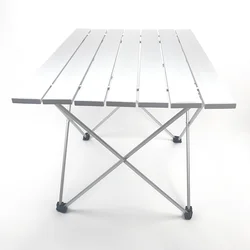 Ultralight Camping Aluminum Folding Table Compact with Carry Bag for Camping & Fishing