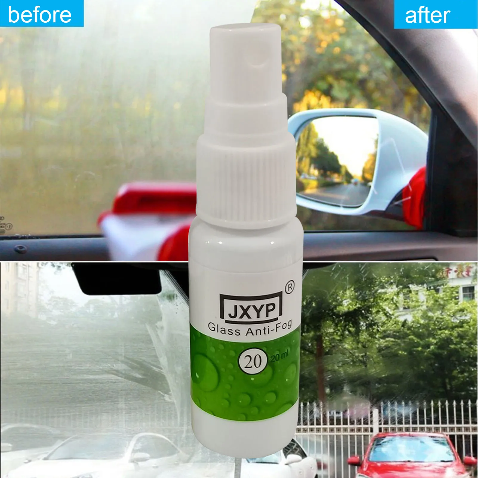 

50ML All-Purpose Car Anti-fog Agent Car Glass Nano Hydrophobic Coating Spray Glasses Helmet Defogging Auto Window Cleaner