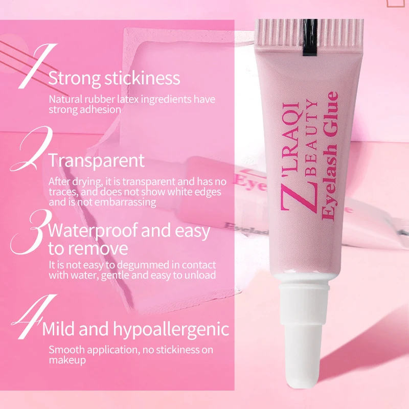 Latex-free Suitable For Sensitive Eyes Multiple Pcs High Quality Top-rated Hypoallergenic Formula Best-selling Eyelash Glue