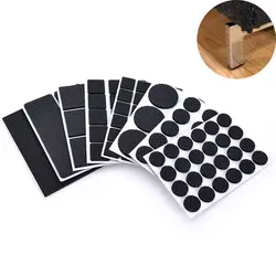1/2/6/15/24PCS Soft Self-adhesive Table Bumper Anti-slip Mat Floor Protector Anti Noisy Furniture Leg Pads