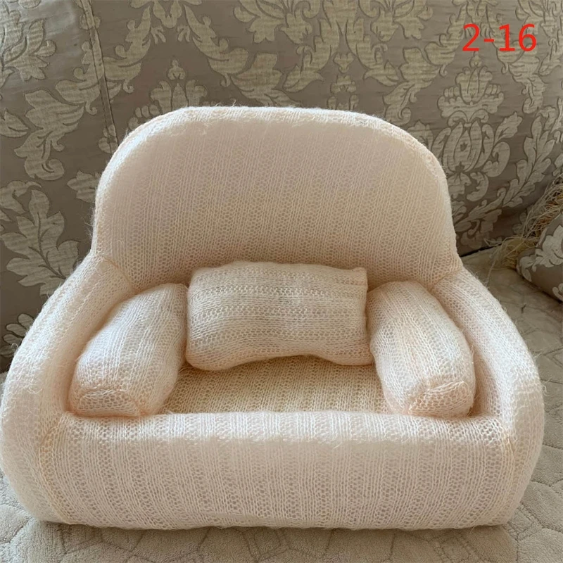 Newborn Photography Props Baby Posing Sofa Pillow Infant Photo Shooting Chair Decoration Fotografia Accessories 4 Pcs/Set