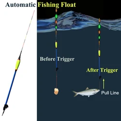 Smart Fishing Float Hook Trigger Catch Fish Automatical Electronic Night Fishing Buoy LED Killer Intelligent Fish Trap fvip